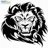 Tribal Lion Tattoo N7