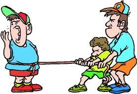 Tug Of War Arguing Clip Art