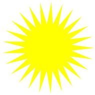hot Summer Sun drawing