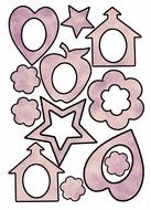 pink Frames Set drawing