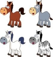 Cartoon Horse Clip Art N82