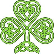 Celtic Shamrock Clip Art N11