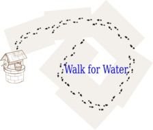 Walk For Water Clip Art