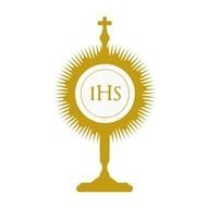 Monstrance Clip Art Black And White