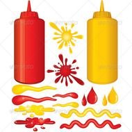 Ketchup And Mustard Clip Art N6