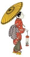 Japanese Girl Clip Art N8