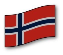 Norway Flag red drawing