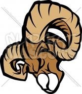 Ram Mascot Clip Art N24