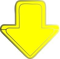 Yellow Down Arrow Clip Art N3
