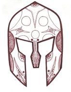 Spartan Helmet Drawing N7