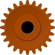 3D Gears as a Clip Art