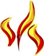 Ä°llustration of Cartoon Flames