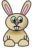 Sad Bunny, simple drawing