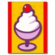 Cartoon Ice Cream Sundae N10