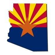 painted Arizona flag