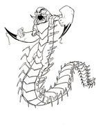 Centipede in graphic representation