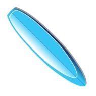 Flower Surfboard Clip Art N2