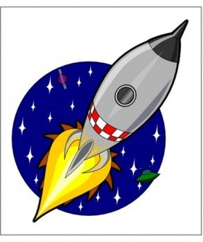 Cartoon Rocket Clip Art N28
