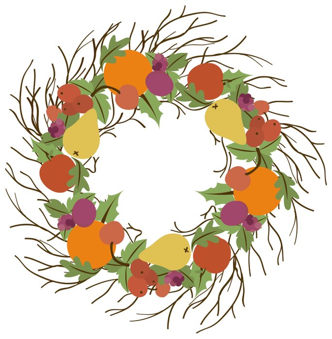 Download Holiday Fruit Wreathjpg