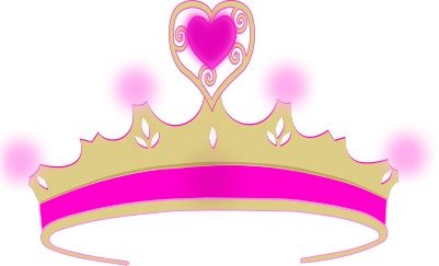Pink Princess Crown Clip Art N14