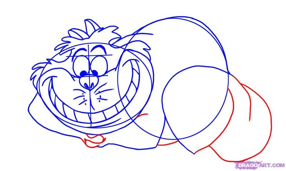 How To Draw Cheshire Cat