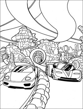 Race Car Coloring Pages N11