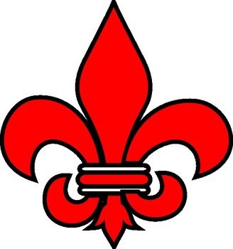 Pink Fleur De Lis Clip Art N12