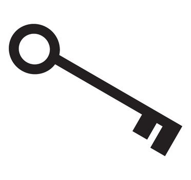 Skeleton Key Clip Art N32