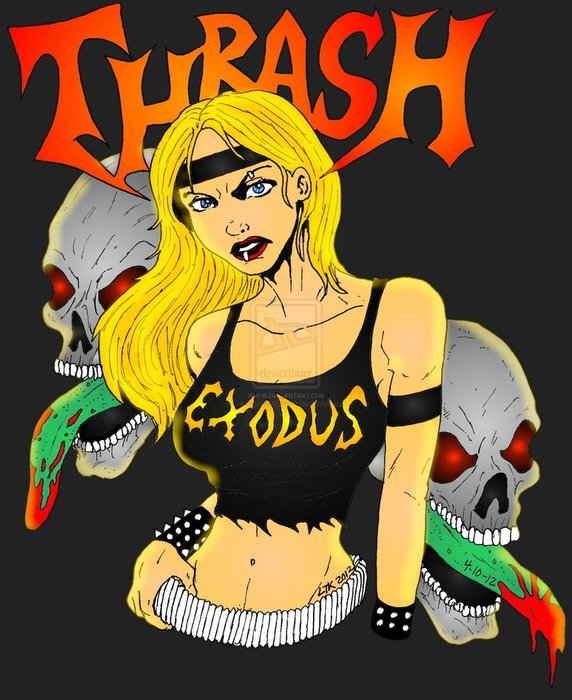 Thrash Metal drawing