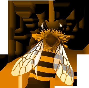 Honey Bee Clip Art N111