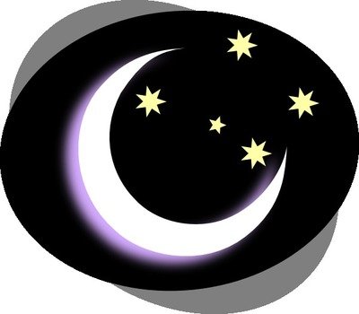Night Moon Clip Art N4
