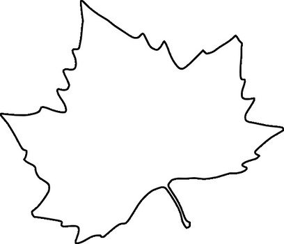 Leaf Outline Clip Art N10
