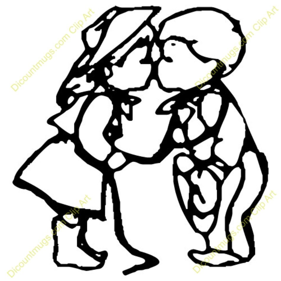 Boy And Girl Kissing Drawing N2