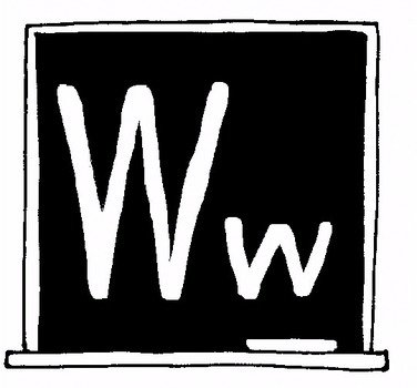 Letter W Clip Art N16