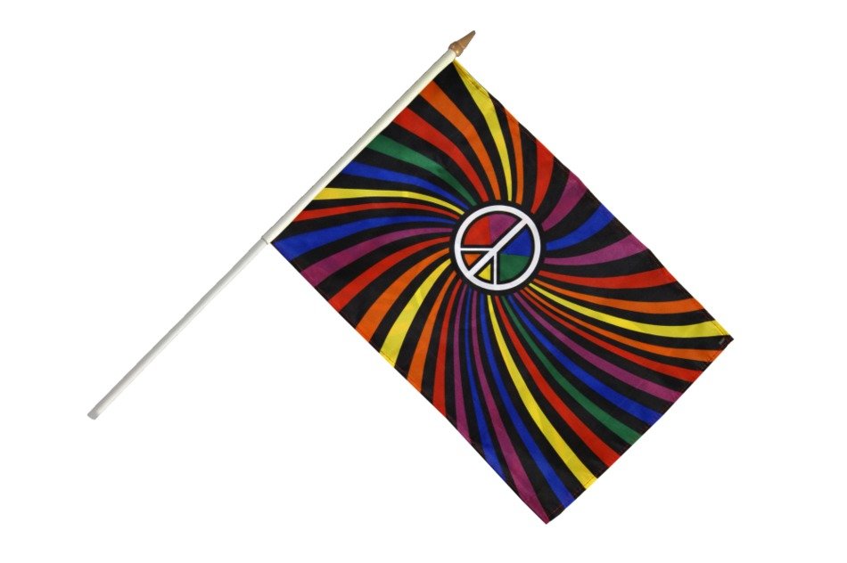Rainbow Flag Hands