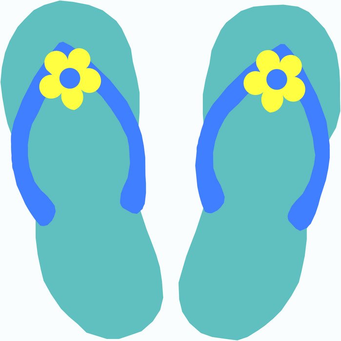Cartoon Flip Flops N3