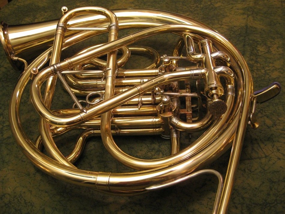 Metal French Horn