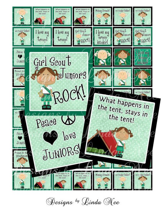 Junior Girl Scout Clip Art N13