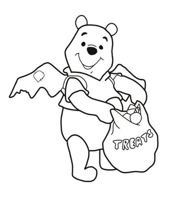 Dibujo De Winnie The Pooh Pintar Sobre Papel