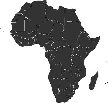 Map Of Africa Clip Art Free
