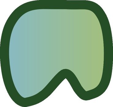 Scuba Diving Mask Clip Art N4