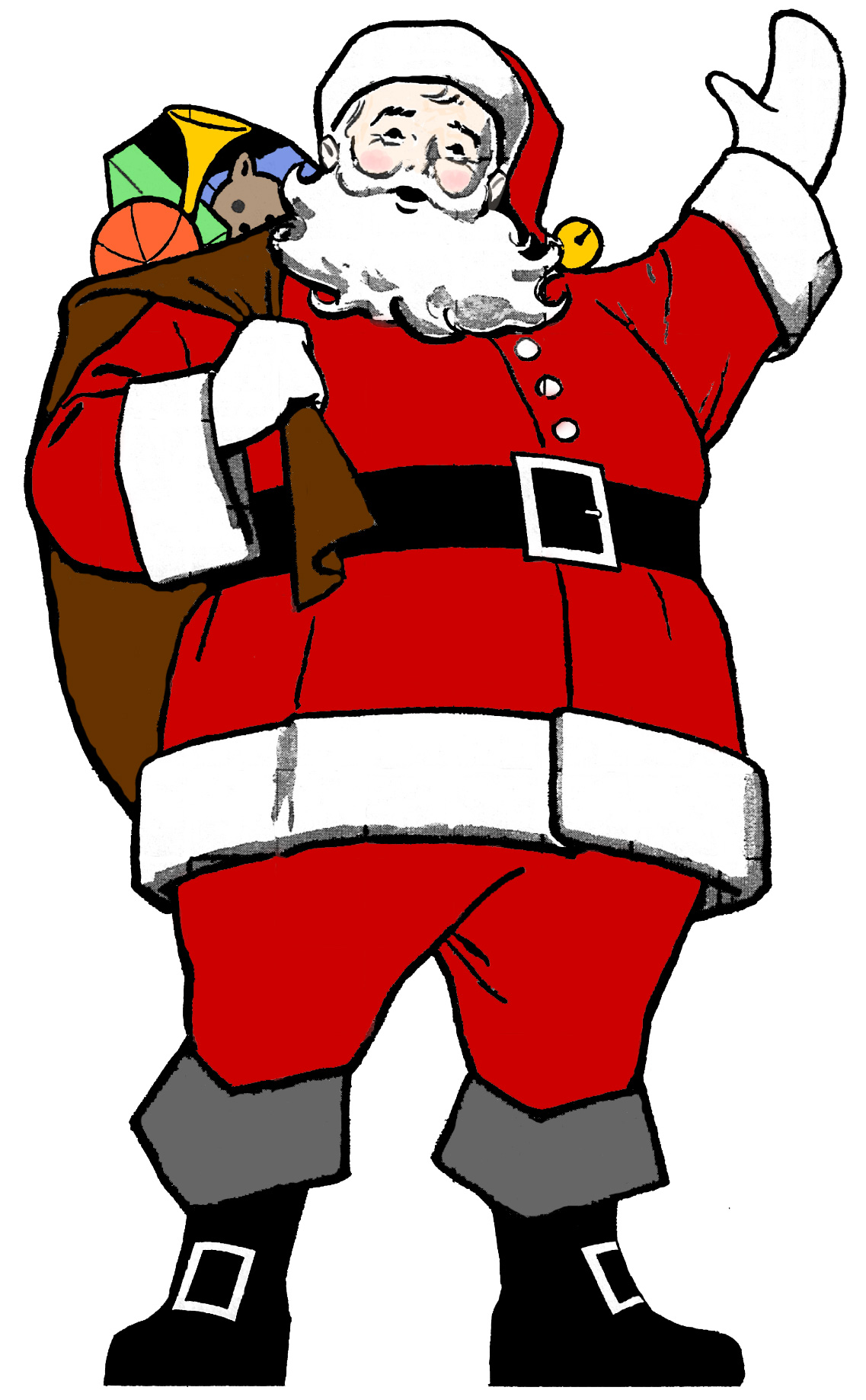 Big Santa Claus drawing free image download