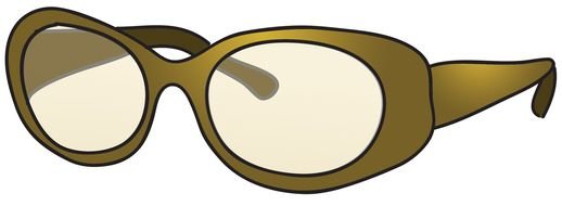 isolated drawn glasses