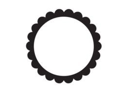 Clipart of Circle in a dark