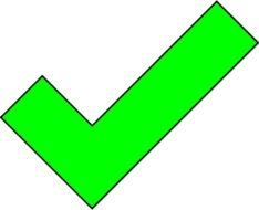 Check Mark green clip art