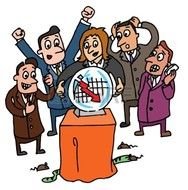 Stockbroker Clip Art drawing