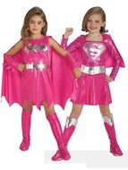 photo of girls in pink superman dresses