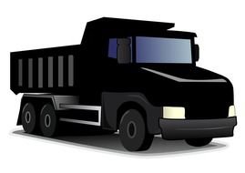 Dump Truck Clip Art drawing