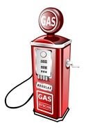 Vintage Gas Pump clipart