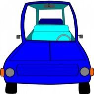 Bl aring Fordon Vektor Illustration